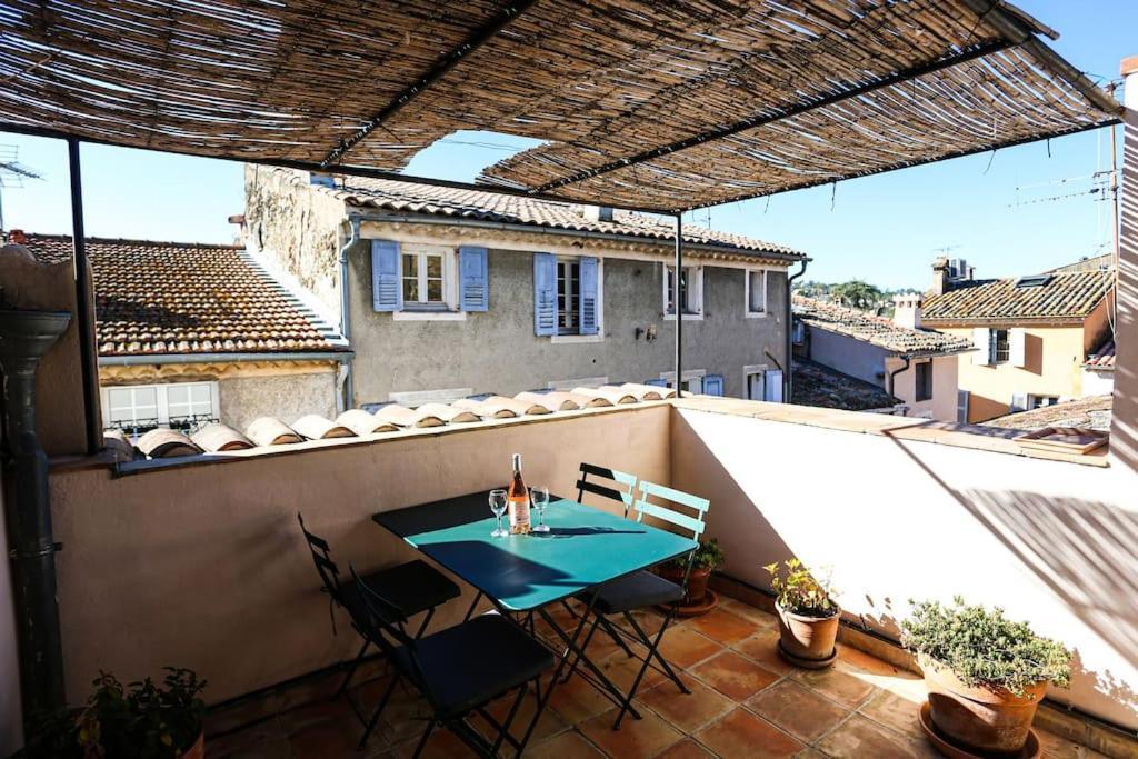 Valbonne Village House With Ac & Sunny Roof Terrace Exterior foto